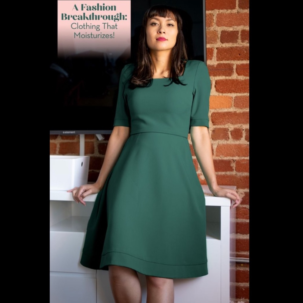 Elegant Green Women's Dress